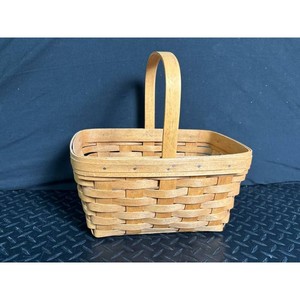 Longaberger Natural Wood Basket with Handle, 1 Piece