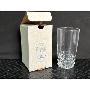 Princess Grace French Lead Crystal Tumbler � Clear, Cut Glass Rocks Cup