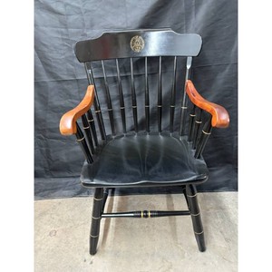 Black Wood University of Pittsburgh Armchair with Crest