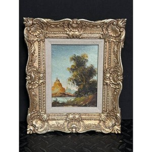 Burwood Gold Resin Framed Landscape by Mara 5091