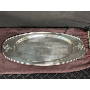 Princess 35% WM Rogers & Son Silverplate Oval Serving Tray