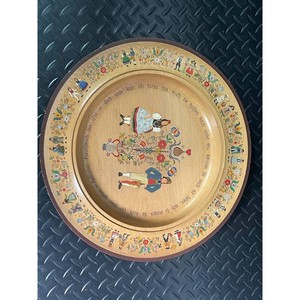 Hand Painted Wood Wall Plate � German Folk Art, 1 Piece