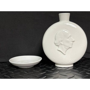 H.C. Andersen Porcelain Creamer and Saucer Set � Figural Portrait