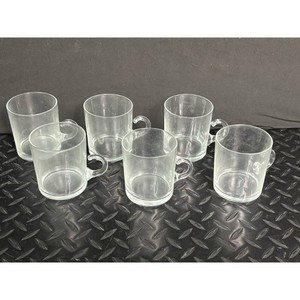 Clear Glass Tumbler Set � Drinking Cups, 6 Pieces