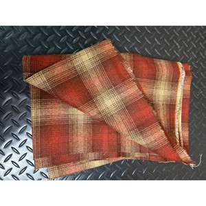 Red Plaid Woolen Skirt Length Fabric � Irish Tweed Mills