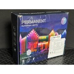 White Plastic Permanent Outdoor LED Strip Lights 100 ft with Remote