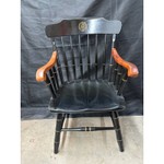 Black Wood University of Pittsburgh Armchair with Crest