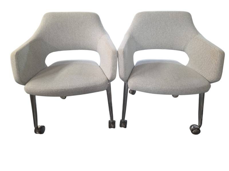 Set of Two Arcadia Contact Flirt Chairs that Retail new for $2495 each