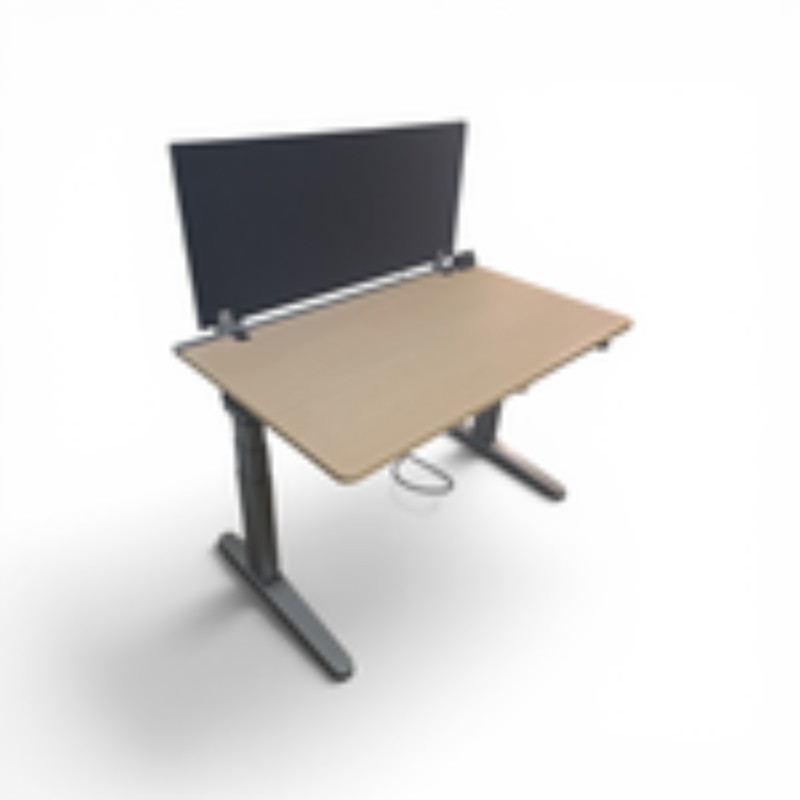 Steelcase Power Sit Stand Desk with Privacy Divider & Power Pack Retails New for $2277