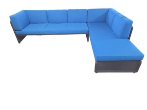 Steelcase Lagunitas L Shaped Couch- Blue