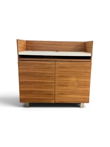 Large Podium on Wheels w Storage Retail $899