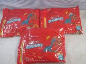 (B-3) 3 Bags of Fruity Dyno-Bites C...