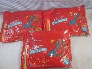 (B-3) 3 Bags of Fruity Dyno-Bites C...