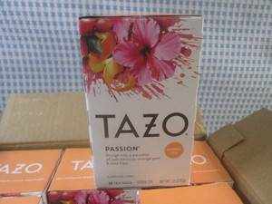 (B-2) 6 Boxes of Tazo Passion Herba...