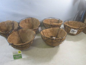 (D-2) 6 New 10 Coco Baskets...
