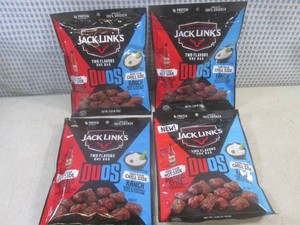 (B-2) 4 Bags of Jack Links Duos Buf...