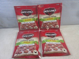 (B-3) 4 Bags of Jack Links Jalapeno...