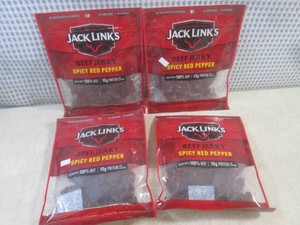 (B-3) 4 Bags of Jack Links Spicy Re...