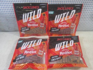 (B-3) 4 Bags of Jack Links Wild Fra...