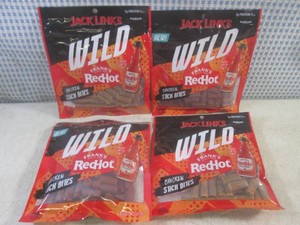 (B-3) 4 Bags of Jack Links Wild Fra...
