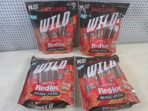 (B-1) 4 Bags of Jack Links Wild Fra...