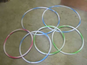 (EW1) 6 LED Lightup Fitness Hula Ho...