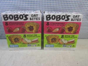 (B-2) 2 Boxes of Bobos Oat Bites 8...