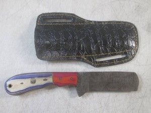 (FS) 8 14 Damascus Fixed Blade Kn...