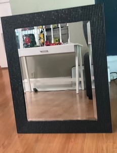 Black Painted Mirror