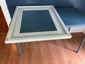 White Mirror with Rhinestones