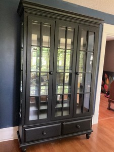 Black Display Armoire