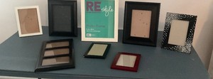 Lot of 8 Assorted Picture Frames