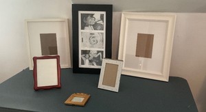Lot of 6 Picture Frames