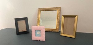 Assorted Frame Lot with small Mirror