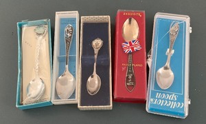 5 Assorted Collector Spoons