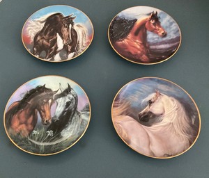 Lot of 4 Horse Plates
