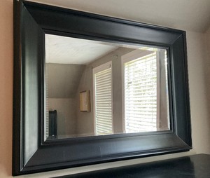 Large Black Wall Mirror