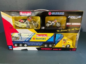 Ricky Carmichael Die Cast Collector Makita Suzuki Racing Set Brand New in Box