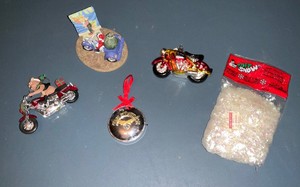 Christmas Dcor and Motorcycle Christmas Lot