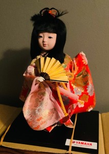 Vintage Kyugetsu Doll Collectable Samurai Doll with Yamaha Logo