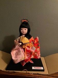 Vintage Kyugetsu Doll Collectable Samurai Doll with Yamaha Logo
