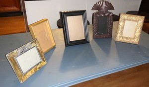 Lot of 5 Assorted Picture Frames