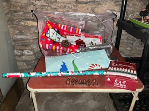 Christmas Gift Wrap Lot