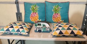 Throw Pillow Lot and Home Dcor