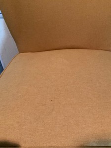 Yellow Armless Occasional Chair