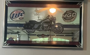 Miller Beer Sign Harley 100 year Anniversary Sign