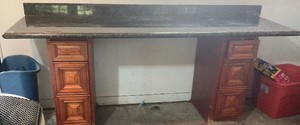 WorkbenchCabinet and Granite Countertop