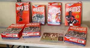 Lot of Vintage Wheaties Boxes