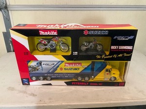 Ricky Carmichael Die Cast Collector Makita Suzuki Racing Set Brand New in Box
