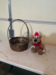 Stuffed Bear and Basket